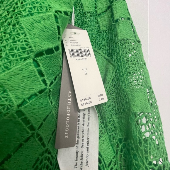 Anthropologie: Halter lace mini dress with pockets (currently sold out online) - Picture 5 of 9